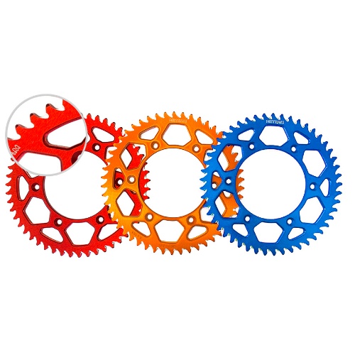 Rear sprocket NRTeam Ergal Husaberg 250 FE (13-14) 49 teeth orange DS40.0897EA.49