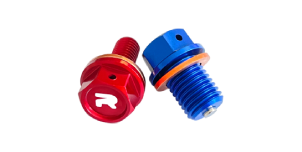 Magnetic oil drain plug Honda CRF 250 X (04-17) red - transmission DS89.1004R