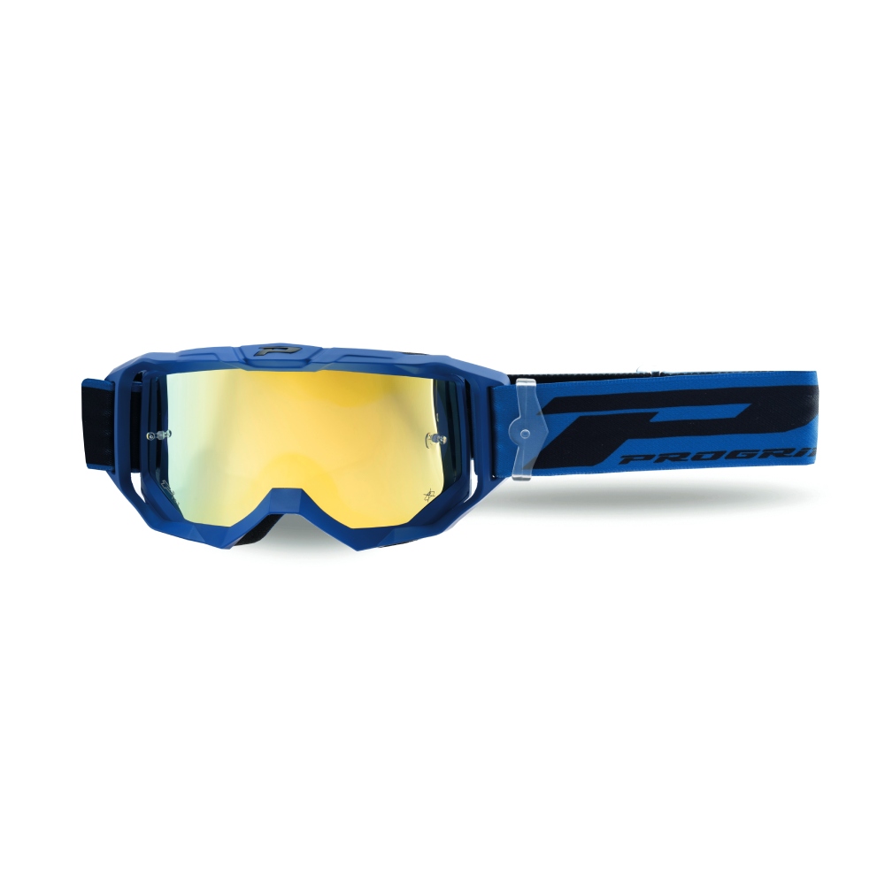 Goggles Pro Grip Vision Go - Blue mirrored lens yellow