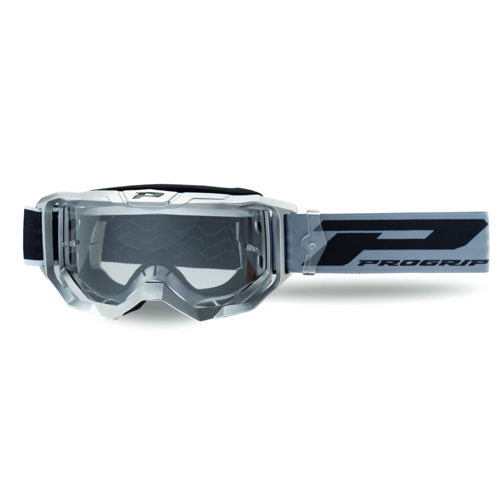 Goggles Pro Grip Vision Go - Silver clear lens