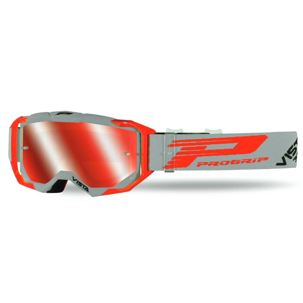 Goggles Pro Grip Vista - Grey Red mirrored lens red 3303-288-FL