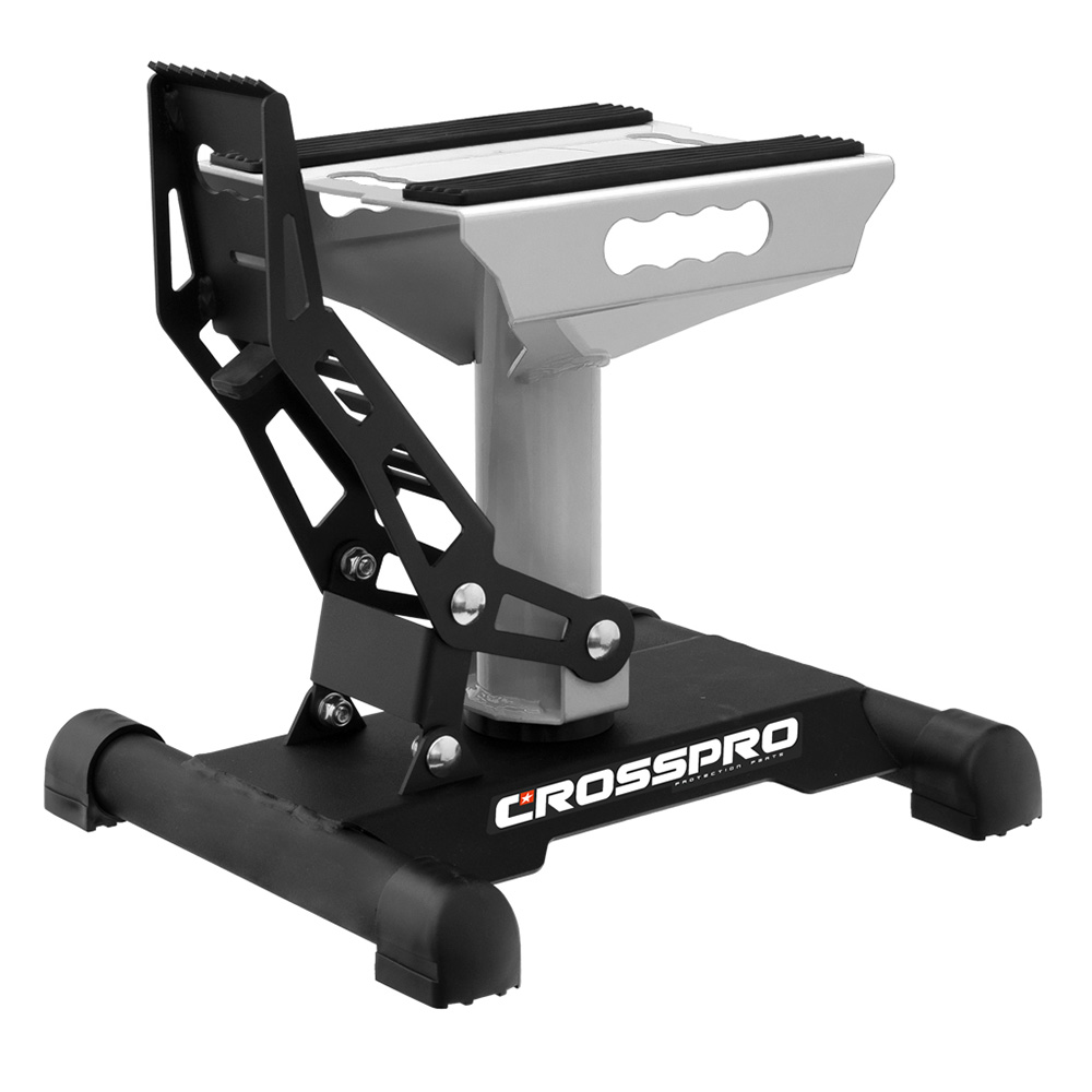 Motorcycle lift stand CrossPro white PRO