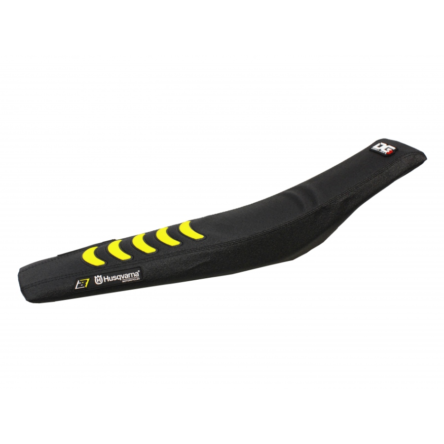 Seat cover Blackbird Husqvarna 250 TE (17-19) DG3 black e yellow BL-1622H