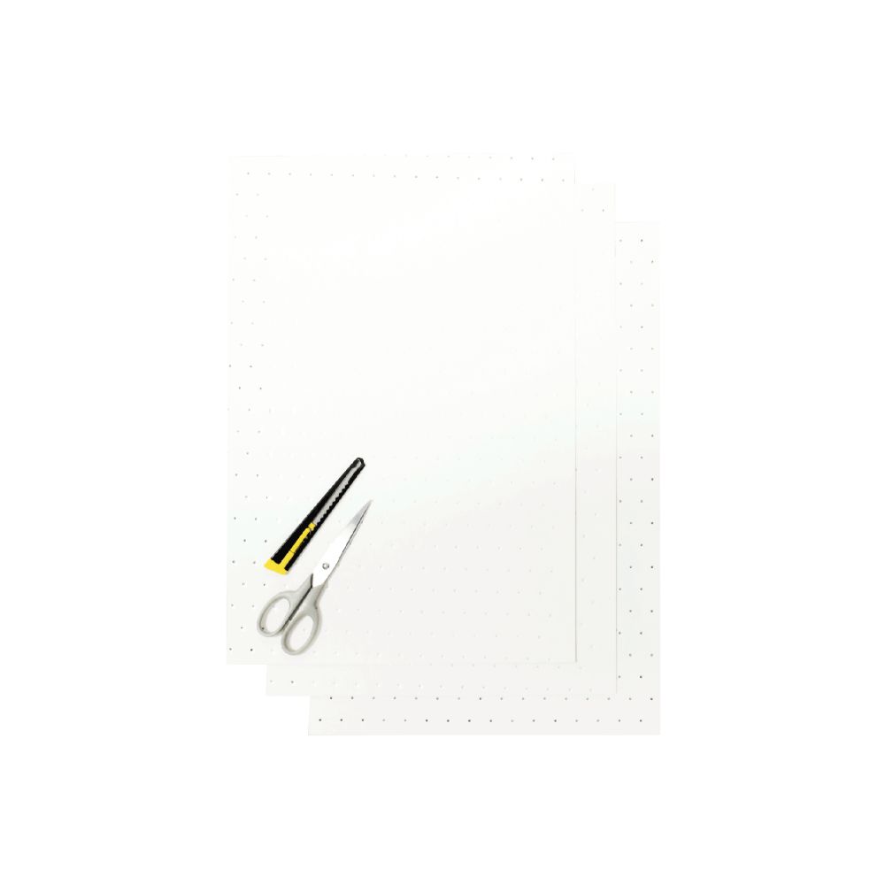 Crystall adhesive sheets white with holes Crystall adhesive sheets white with holes