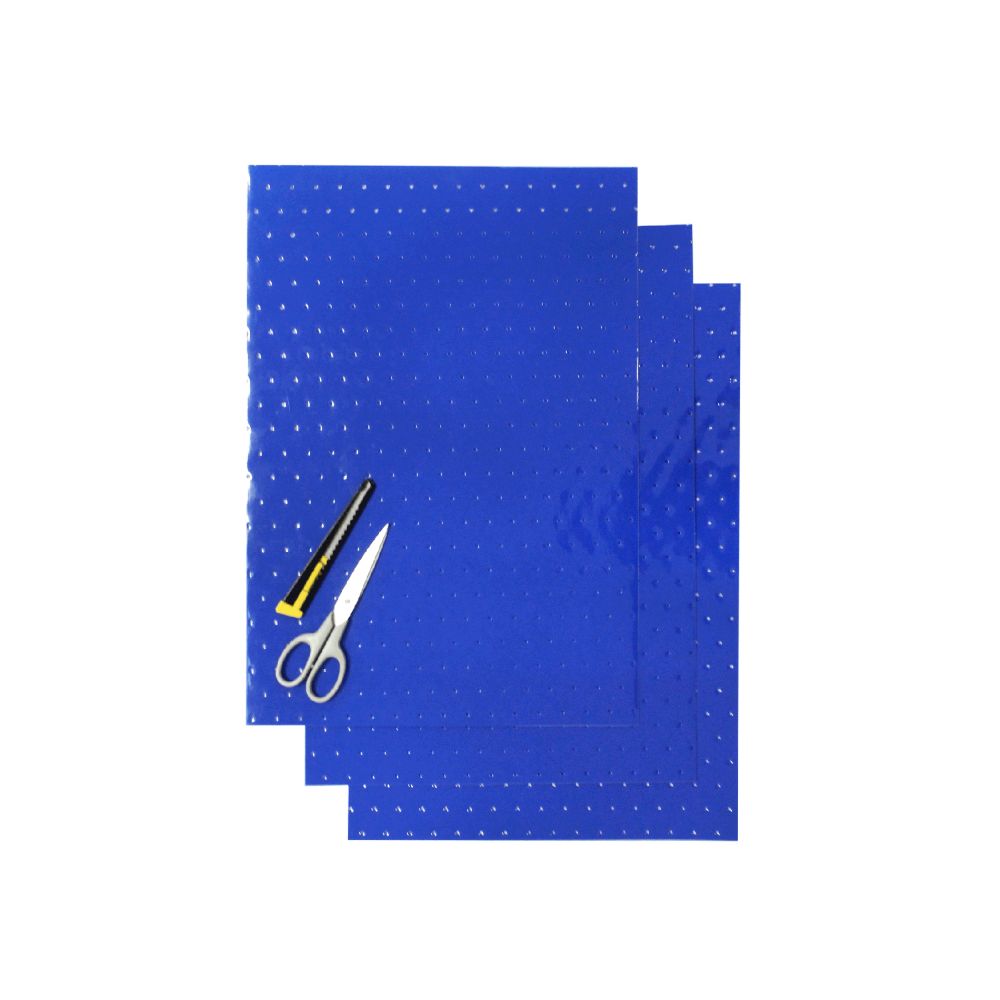 Crystall adhesive sheets blue with holes Crystall adhesive sheets blue with holes