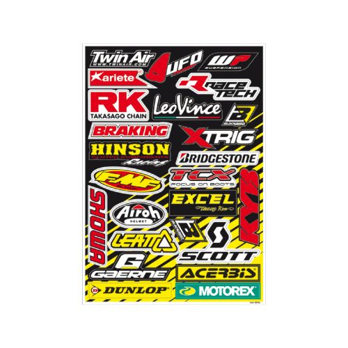 Kit sticker Logo sponsor - A Kit sticker Logo sponsor - A