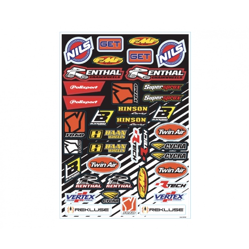 Kit sticker Logo sponsor - D Kit sticker Logo sponsor - D