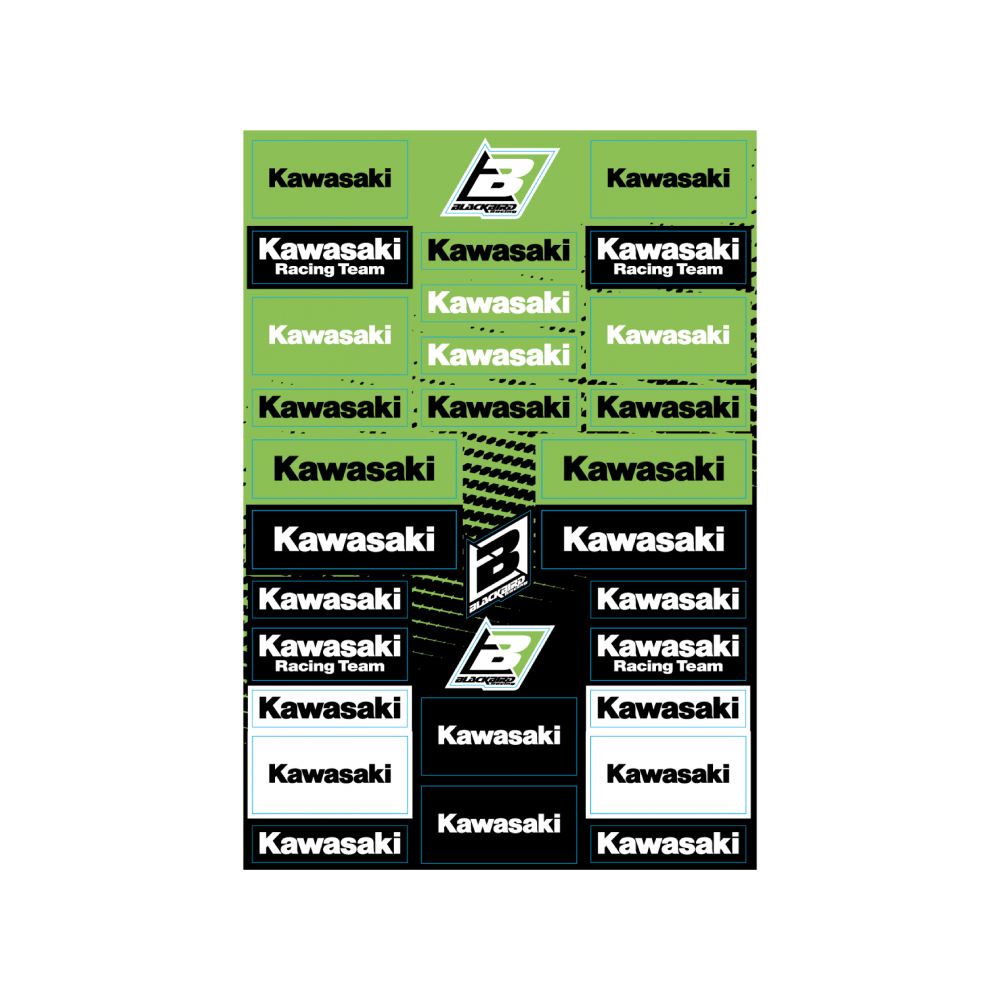 Kit sticker Logo - Kawasaki BL-5076KA