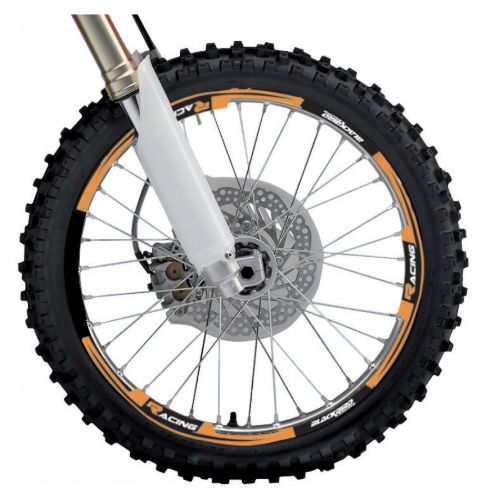 Kit sticker Wheel Blackbird Wing neon orange BL-5088/90