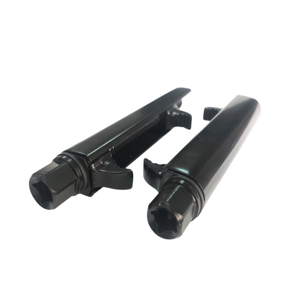 Shock spring compressor