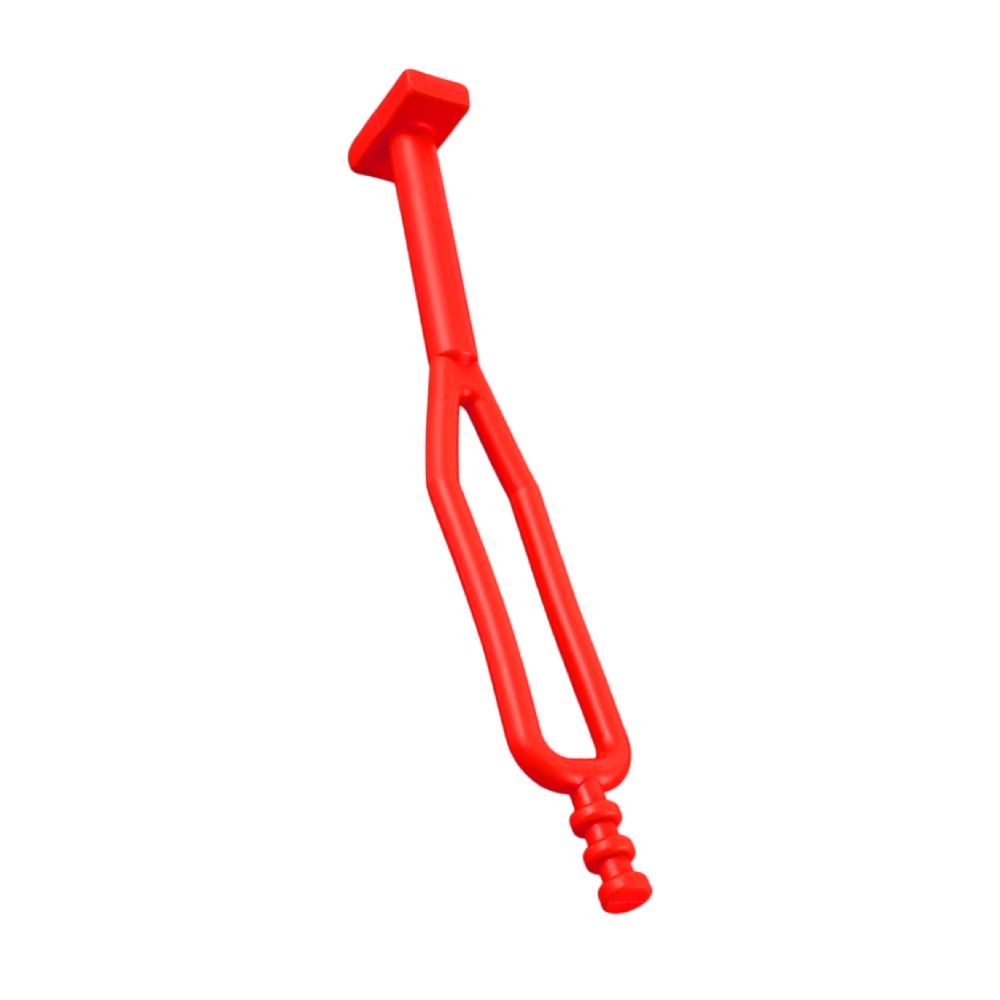 Side stand rubber strap long red
