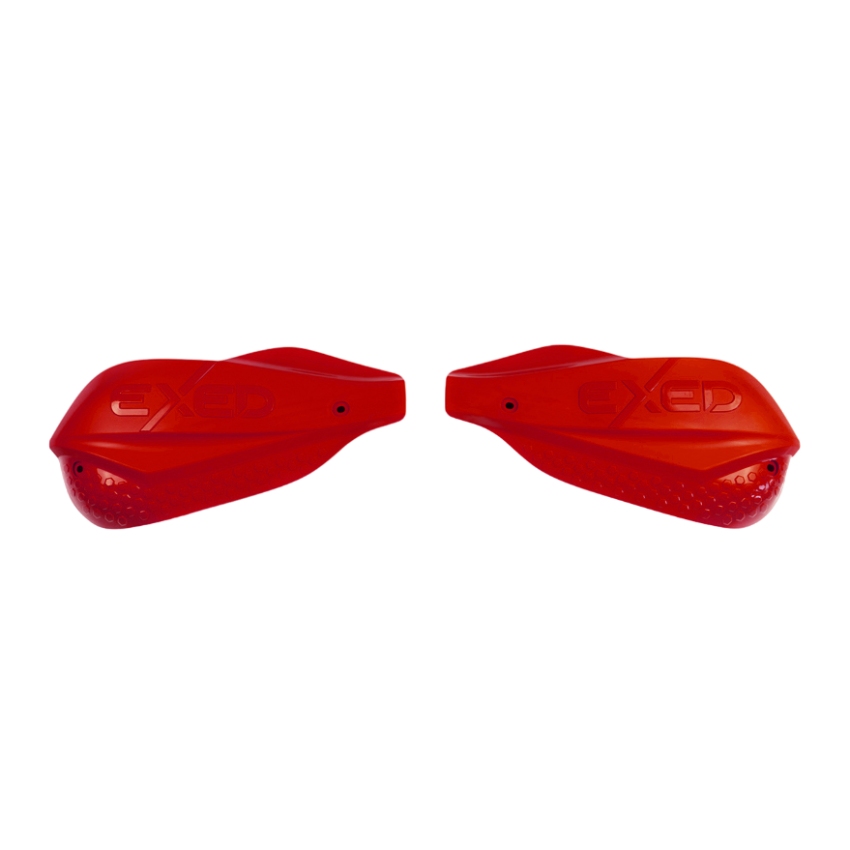 Pair of full-wrap handguards Exed for 28.6 mm handlebars red E-HDG-R