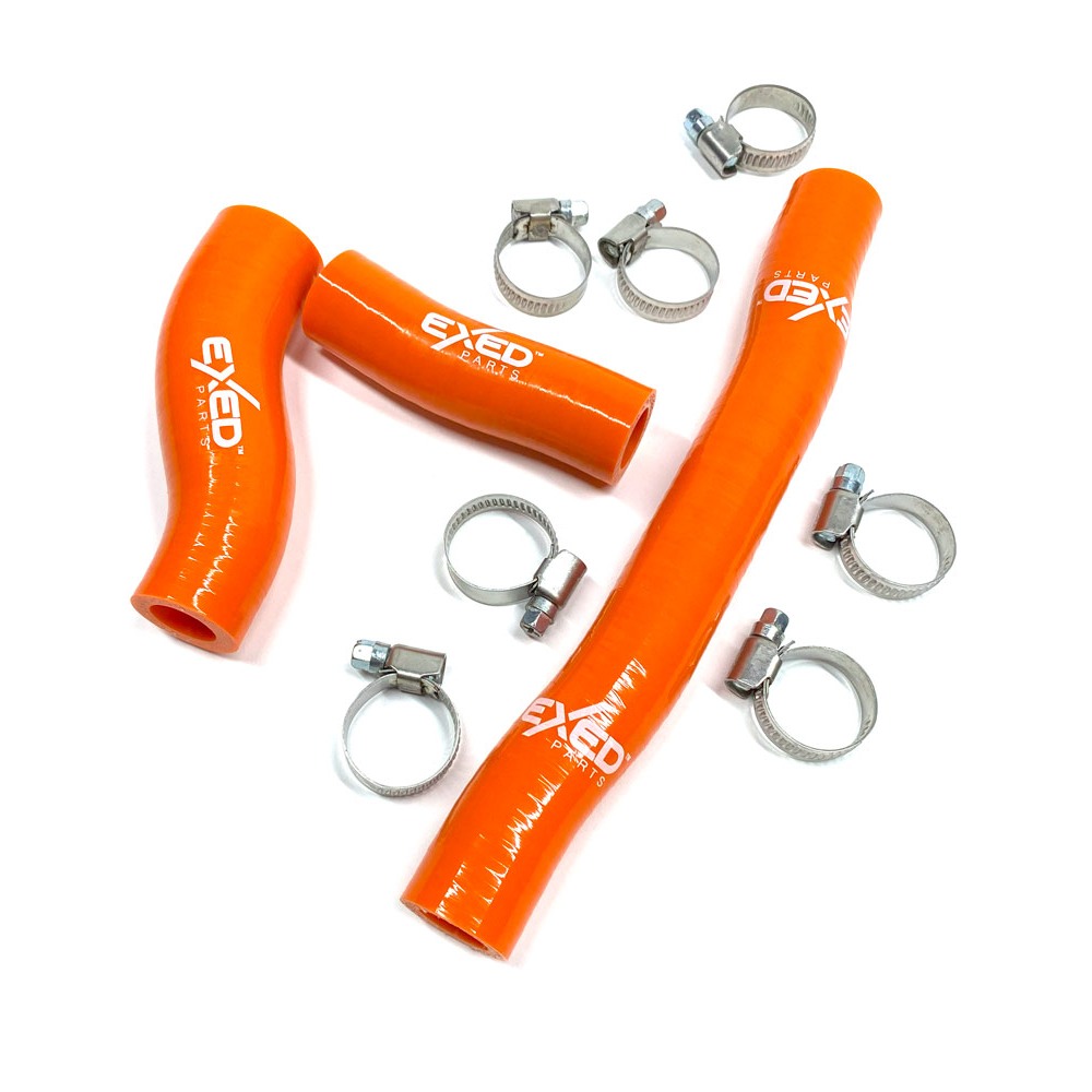 Radiator hoses KTM 250 SX (19-22) orange - Exed E-SH-K2-A