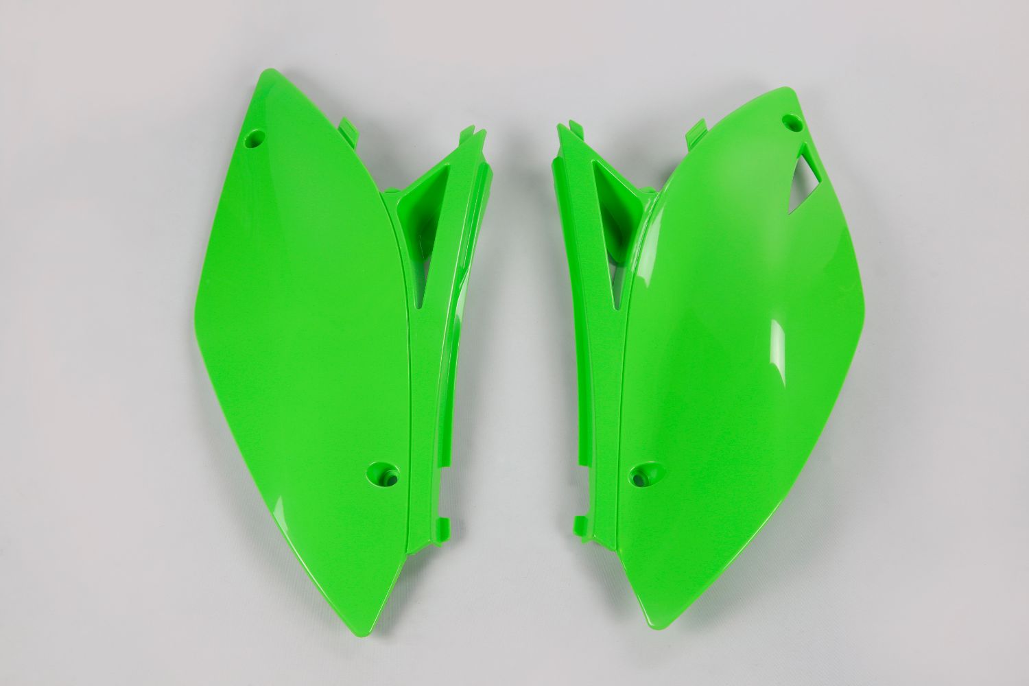 Side number plates Kawasaki KX 450 F (09-11) green KA04700-026