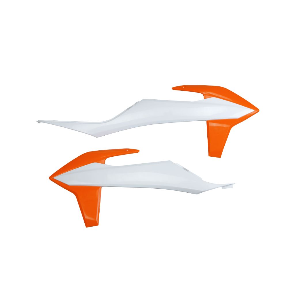 Radiator Shrouds KTM 250 SX (19) white and orange* KT04092-999