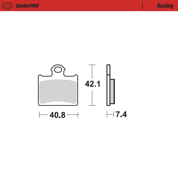 Brake pads Moto Master Husqvarna 85 TC (14-20) rear racing MM-096711