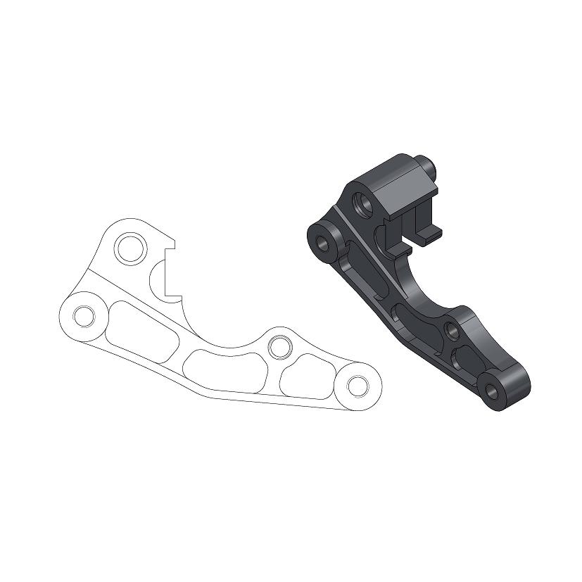 Spacer Kawasaki KX 250 F (06-25) front 270 mm - Moto Master MM-211047