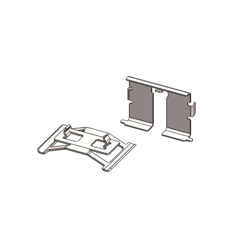 Brake pad retaining clip KTM 150 EXC (20-25) rear + metal plate MM-213096
