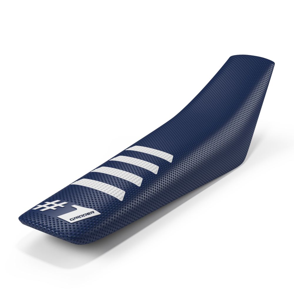 Universal seat cover Onegripper - Ribbed blue scuro and white Universal seat cover Onegripper - Ribbed blue scuro and white