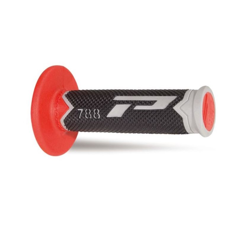 Pair of Grips off-road Pro Grip 788 - grey black red