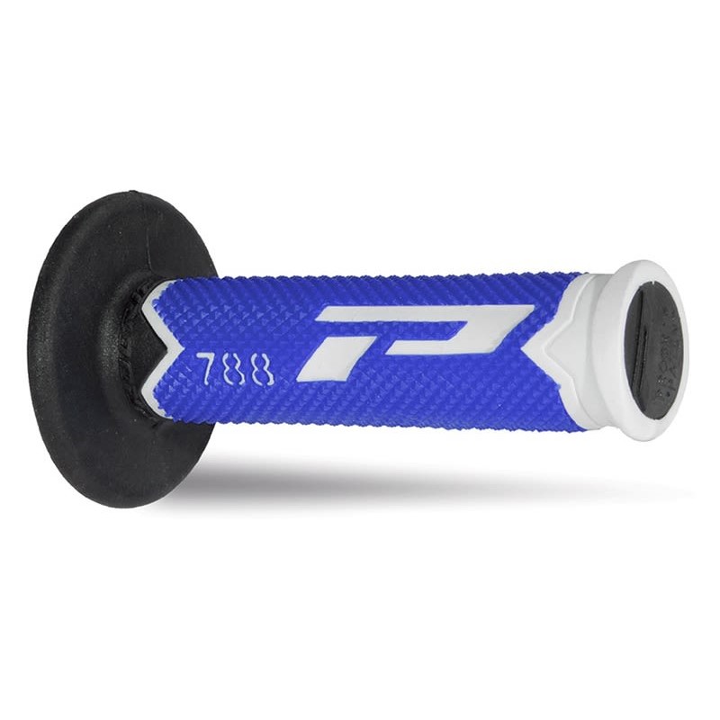 Pair of Grips off-road Pro Grip 788 - white blue black