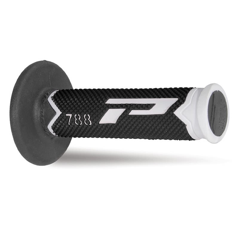 Pair of Grips off-road Pro Grip 788 - white black titanio