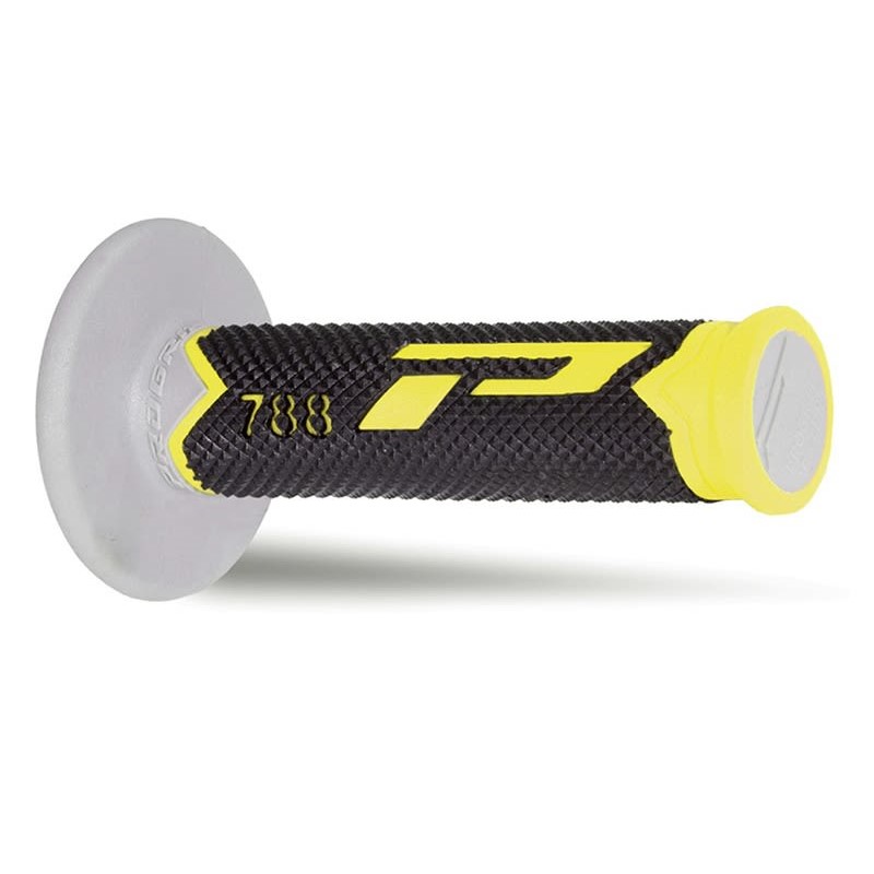 Pair of Grips off-road Pro Grip 788 - yellow black grey
