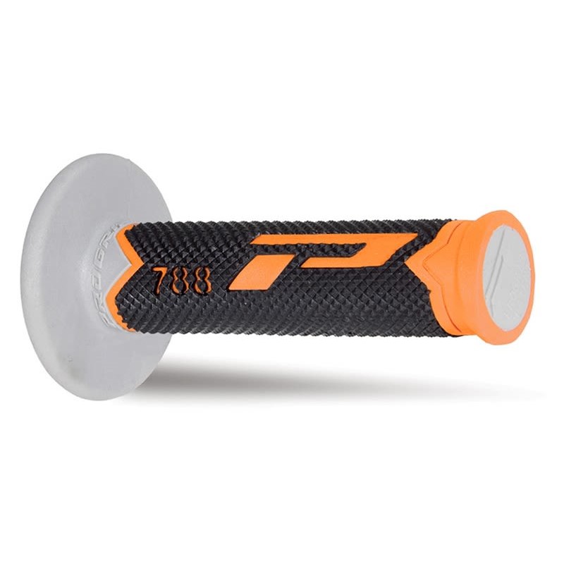 Pair of Grips off-road Pro Grip 788 - orange black grey
