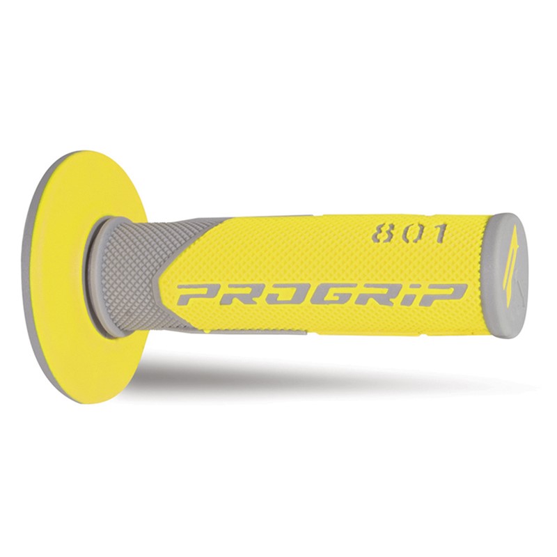 Pair of Grips off-road Pro Grip 801 - grey yellow