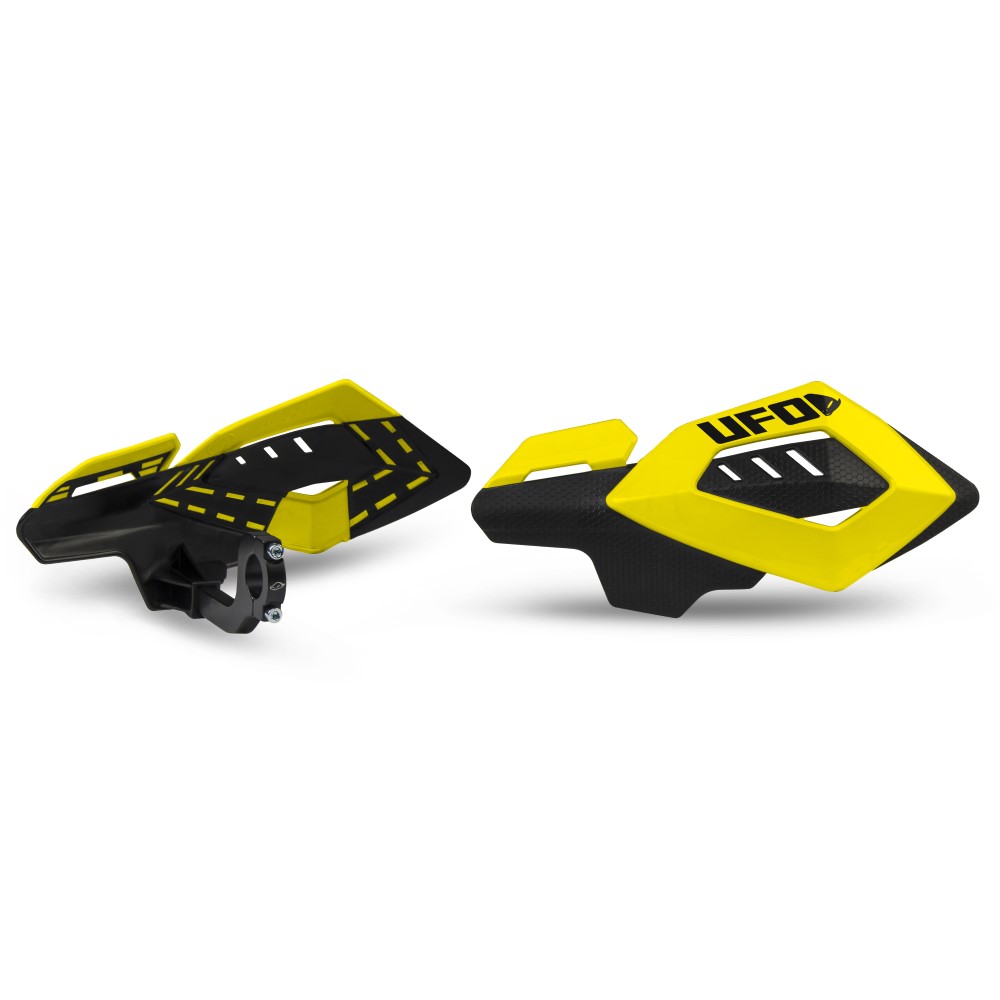 Pair of handguards UFO ARCHES universal yellow PM01658-102