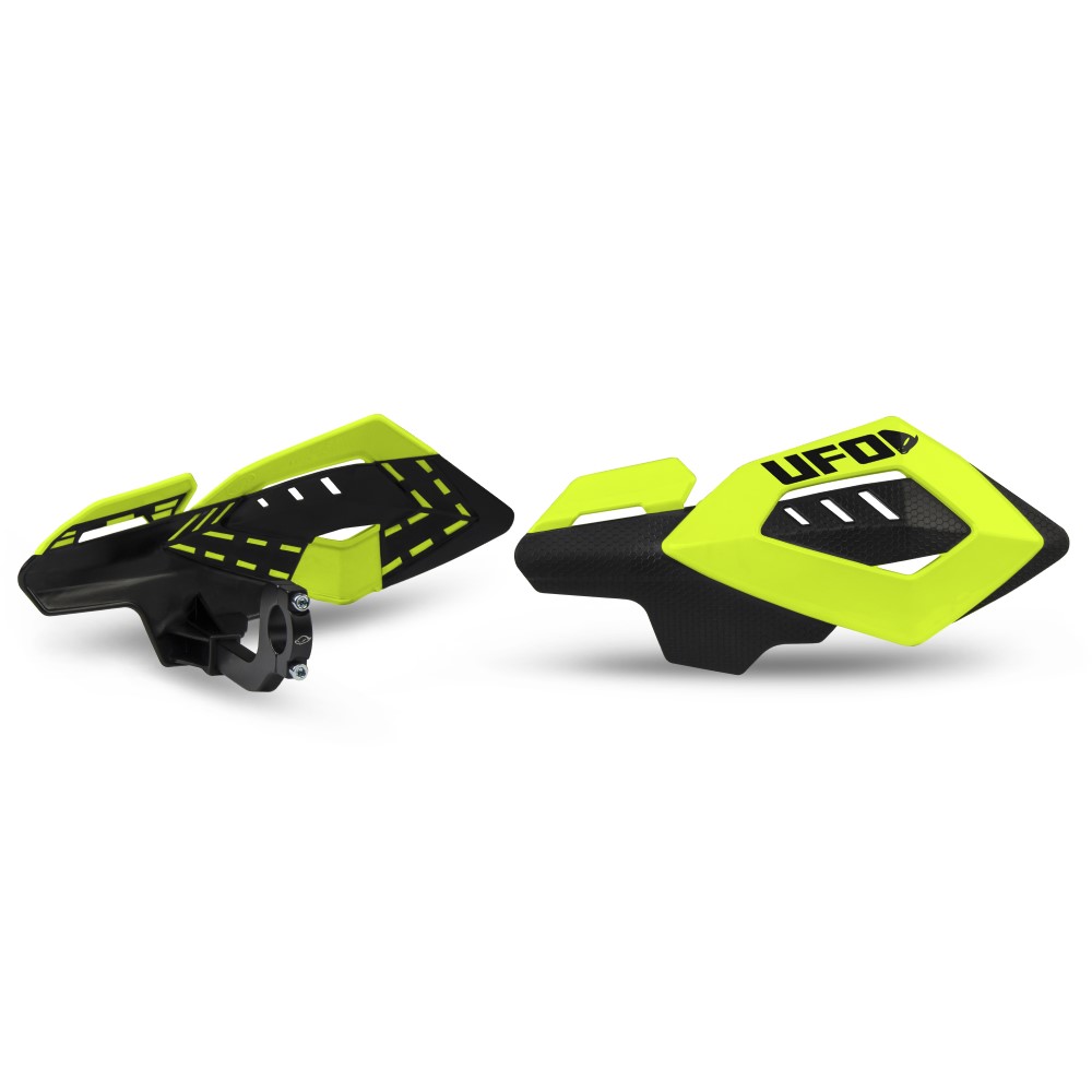 Pair of handguards UFO ARCHES universal neon yellow Pair of handguards UFO ARCHES universal neon yellow
