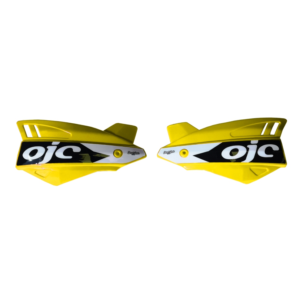 Pair of handguards OJC SHARK universal yellow PNSK.G