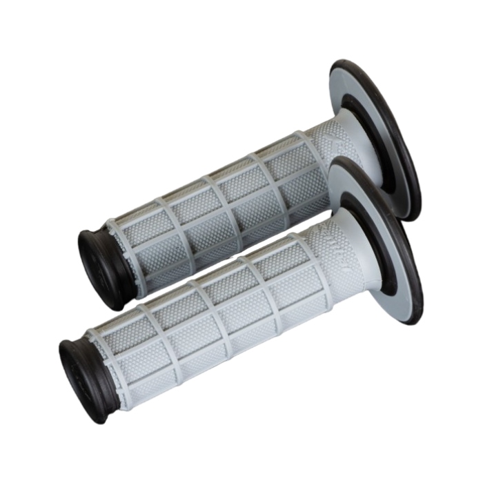 Pair of Grips off-road Renthal Dual Full Waffle - black grey