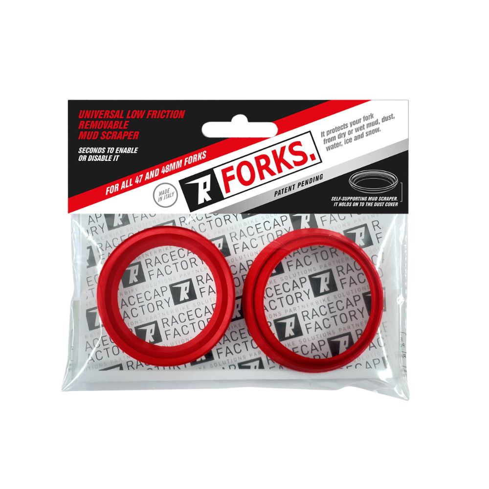 Fork scraper seal Racecap Forks for forks from 47mm , 48mm and 49mm RCF48