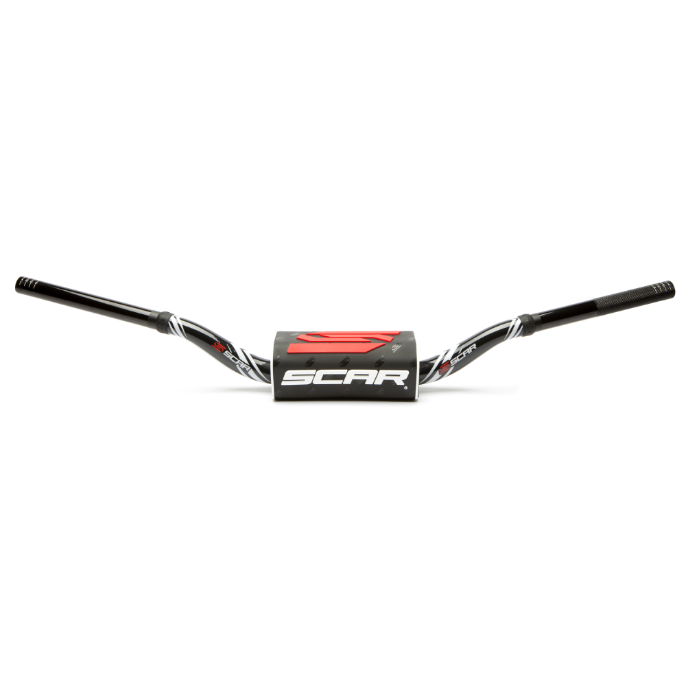 Handlebar Scar 28.6 mm O2 Graphic Colour bend Villopoto/Stewart black-black