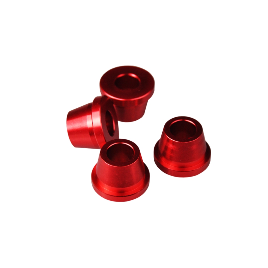 Rubber killers in ergal Honda CR 125 (00-07) red SCCRF