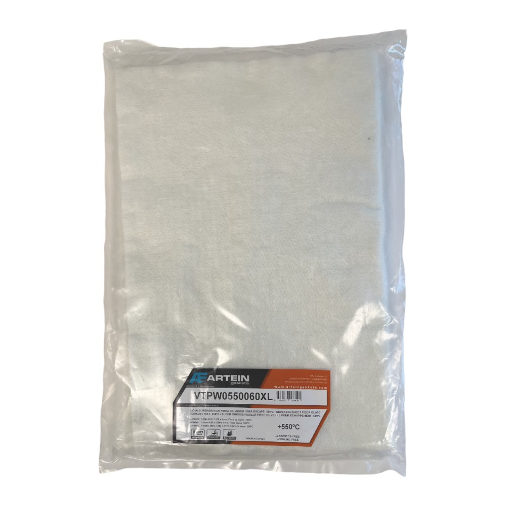 Fiberglass packing sheet Artein 50cm x 100cm universal 550°C Fiberglass packing sheet Artein 50cm x 100cm universal 550°C